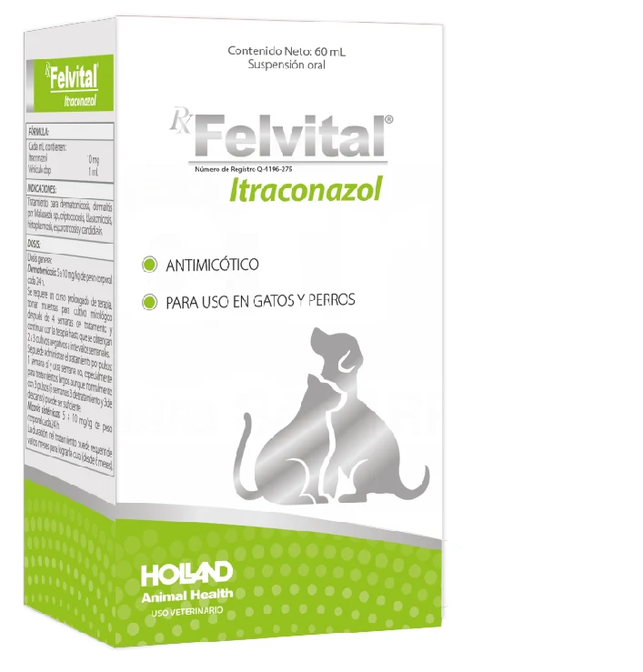 Rx Felvital Itraconazol 60 mL | Holland