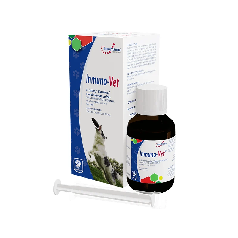 Inmuno-Vet 50 mL – Gel Oral Inmunoestimulante | Innopharma