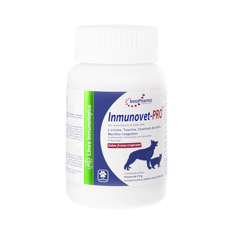 Inmunovet-PRO 75 g – Suplemento Inmunoestimulante | Innopharma