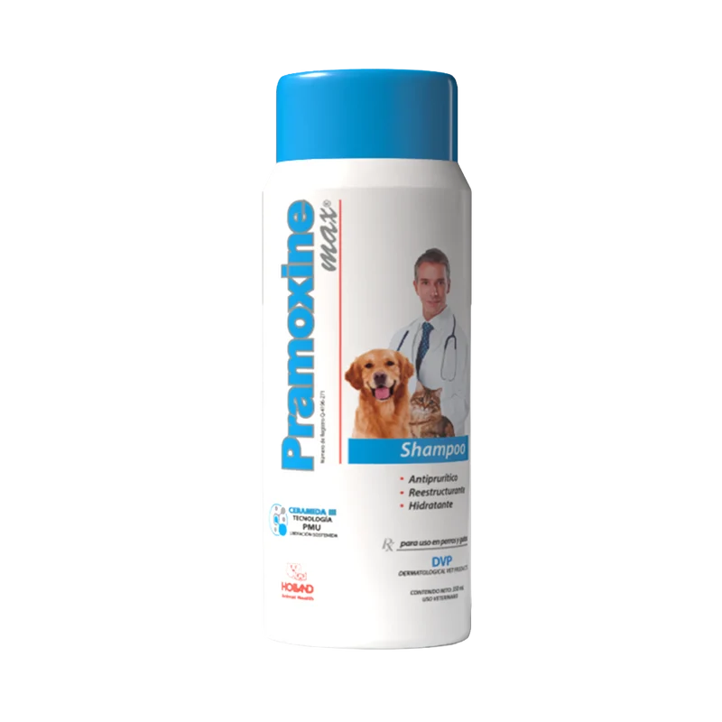 Pramoxine Max Shampoo 350 mL para Perros y Gatos | Holland