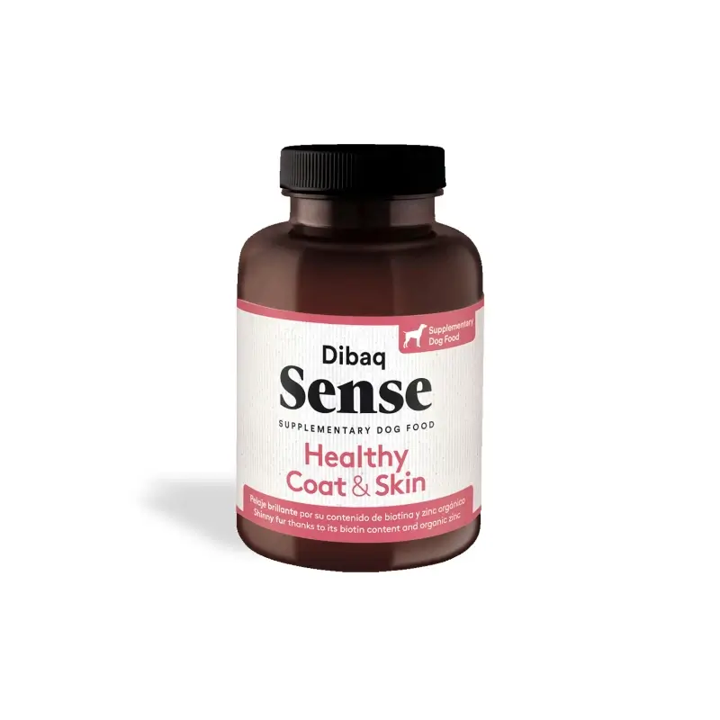 Dibaq Sense - Suplemento para pele e pêlo de cães, 160 g