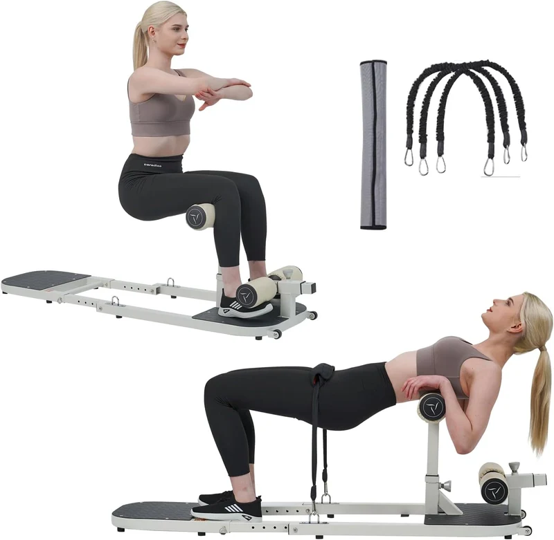Hip Thrust Machine with High Resistance Adjustable Glutes Trainer Machine