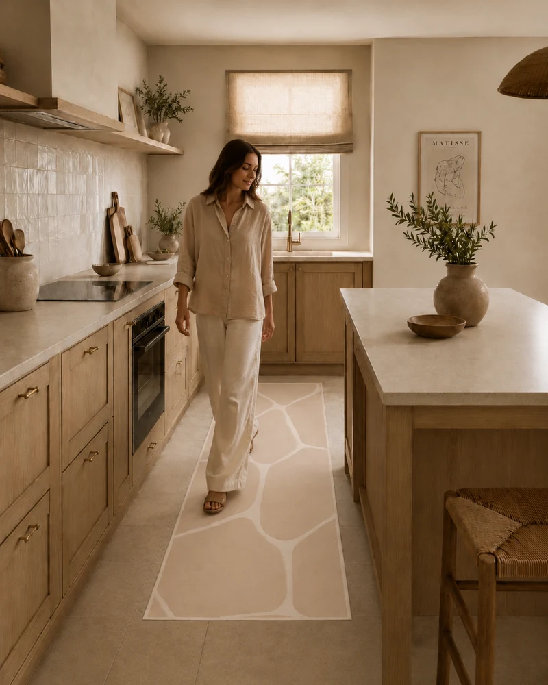 Beige Stone Alfombra