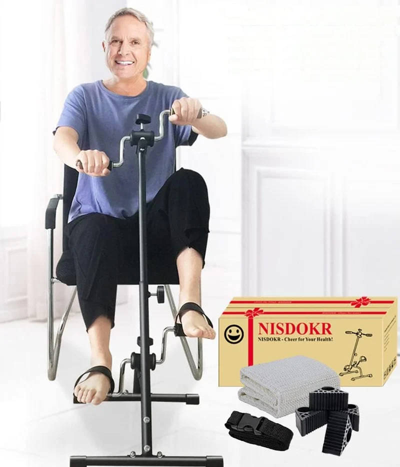 Pedal Exerciser Bike Hand Arm Leg and Knee Peddler
