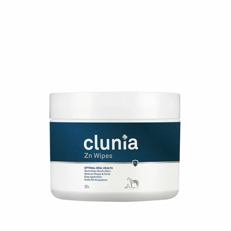 Vetnova Clunia Zn Toallitas Dentales, 100 uds
