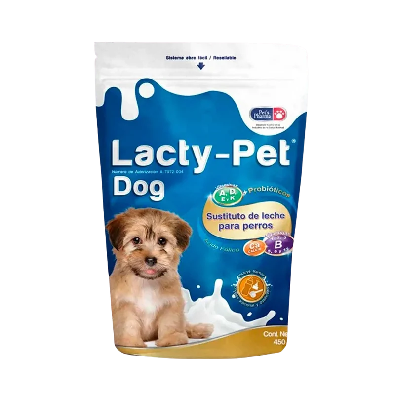 Lacty-Pet Dog 450 g – Sustituto de Leche para Cachorros | Pet’s Pharma