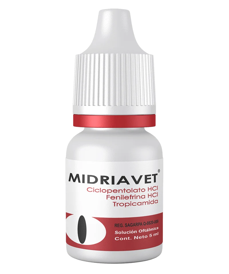 Midriavet 5 mL – Solución Oftálmica Midriática | Santgar