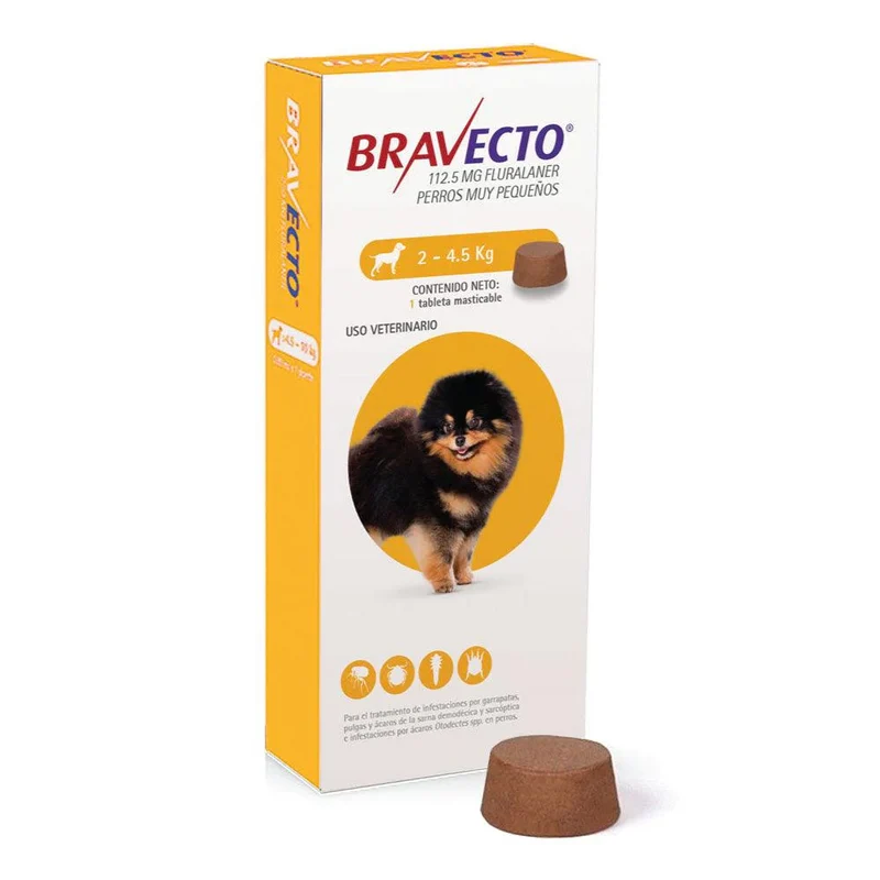 Bravecto – 1 Tableta Masticable para Perros | MSD Salud Animal