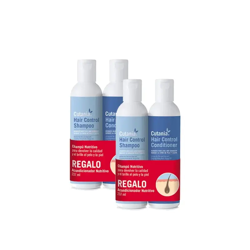 Vetnova Cutania Hair Control, embalagem de 472 ml, embalagem com 2 unidades