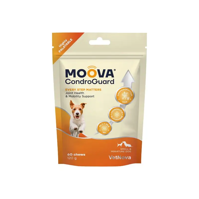 Moova ChondroGuard Cães Pequenos e Miniatura 60 pastilhas