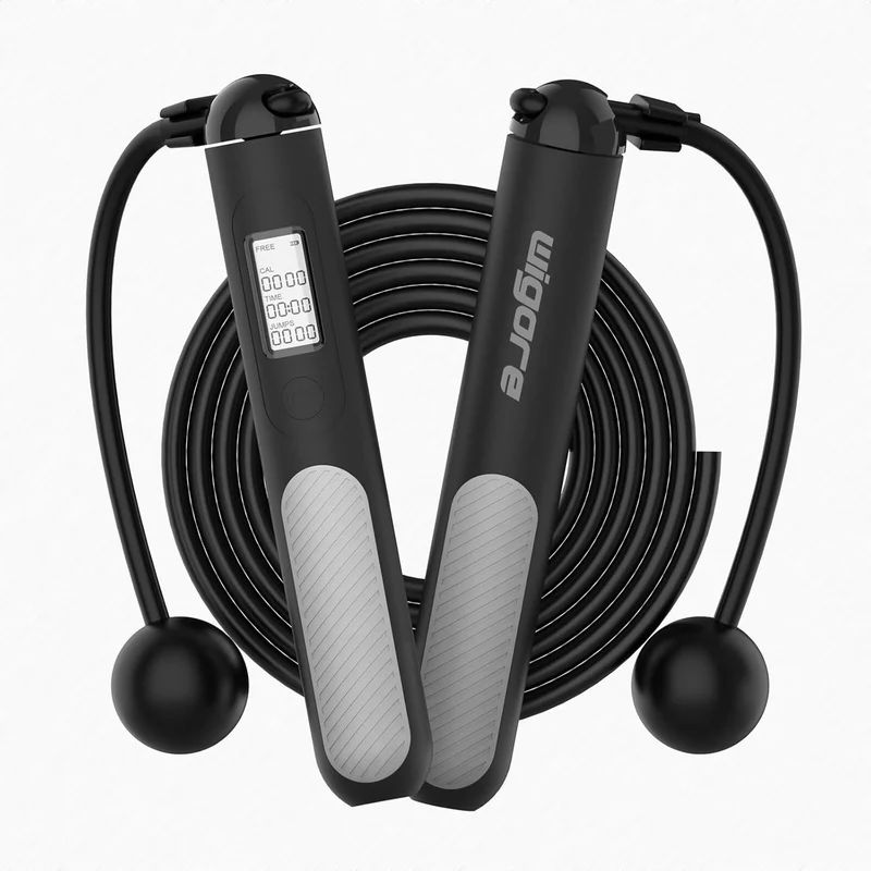 Ropeless Jump Ropes Weighted With Counter For Fitness