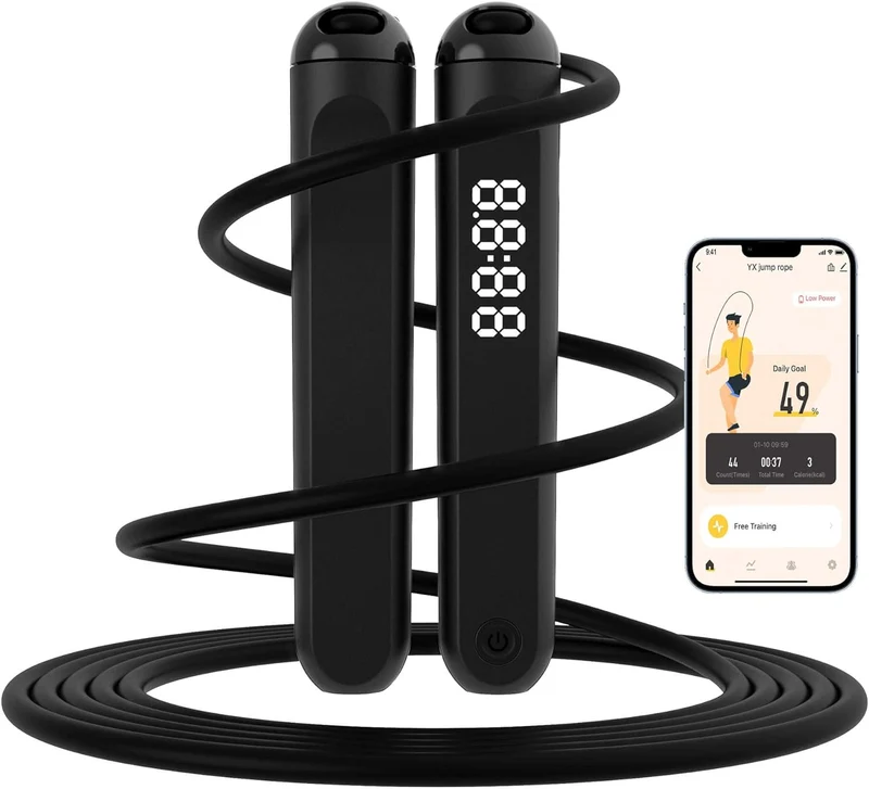 Jump Rope, Tangle Free Rapid SpeedJjump Ropes With Counter For Fitness