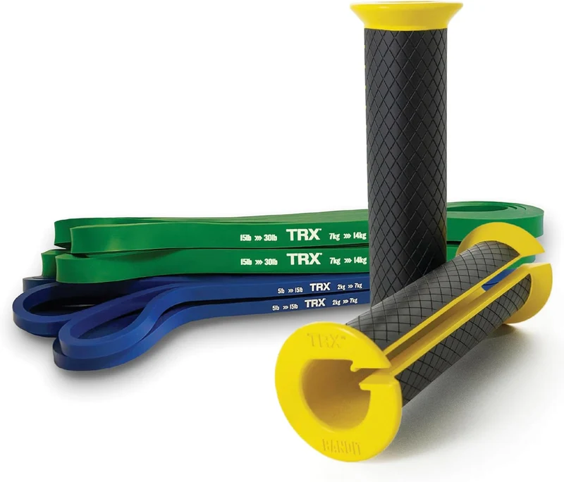 Home Workout Resistance Band Set with Strength-Training Resistance Bands and Universal-Fit Handles
