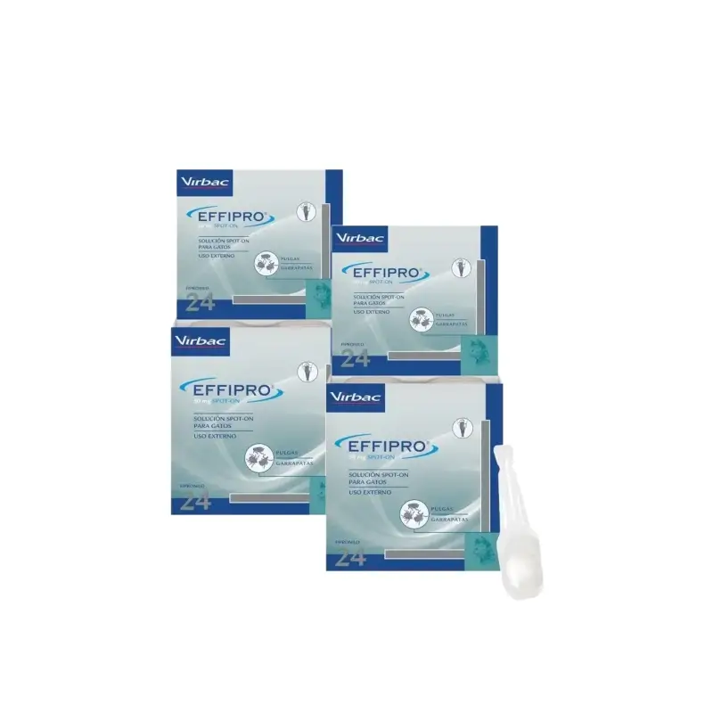 Effipro 50 Mg Spot-On Gatos , pack 2