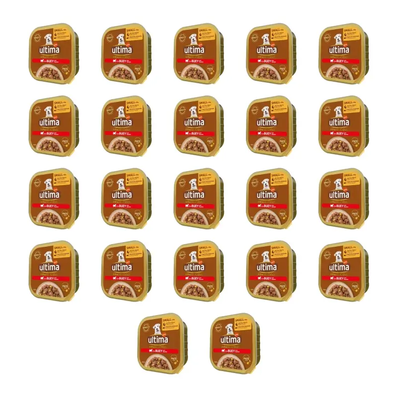 Ultima Mini Paté Buey, 150 gr, pack 22