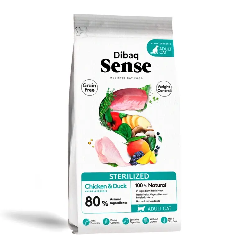 Dibaq Sense Pienso Gatos Grain Free Esterilizado, 1,5 kg