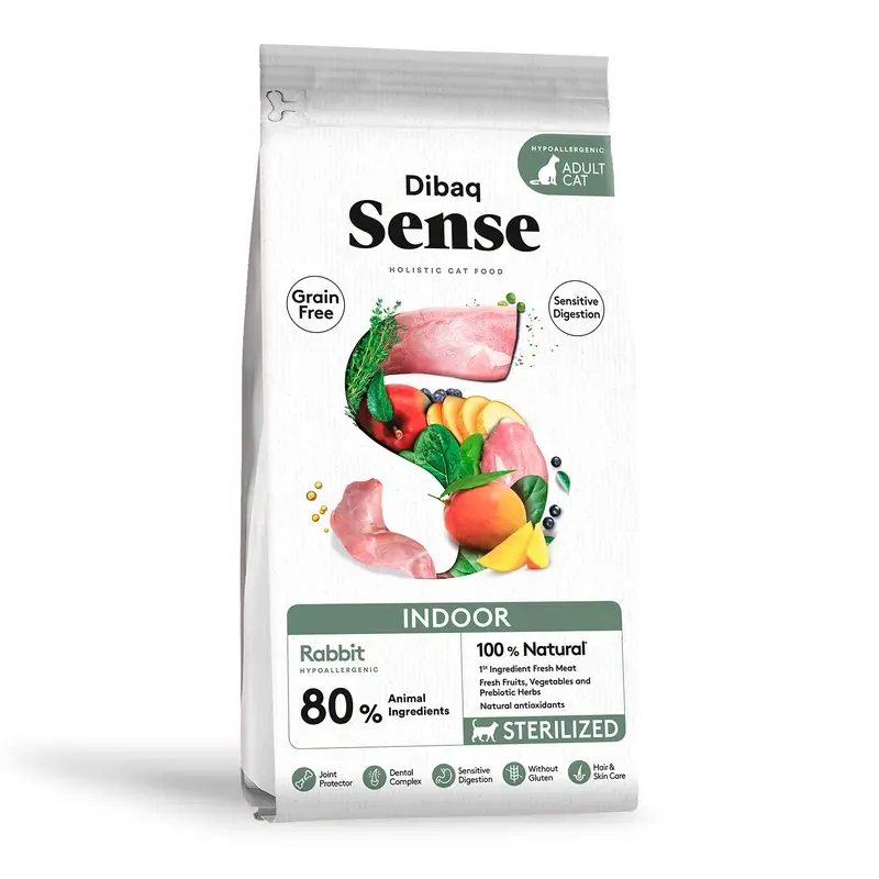 Dibaq Sense Pienso Gatos Grain Free Indoor, 6 kg