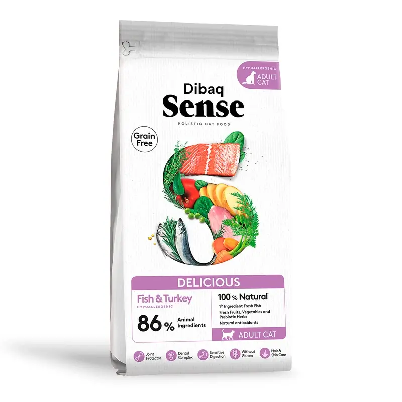 Dibaq Sense Pienso Gatos Grain Free Delicious, 6 kg