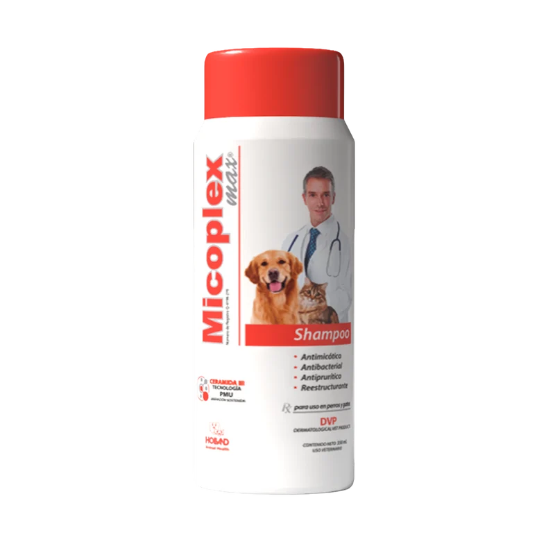 Micoplex Max Shampoo 350 mL para Perros y Gatos | Holland
