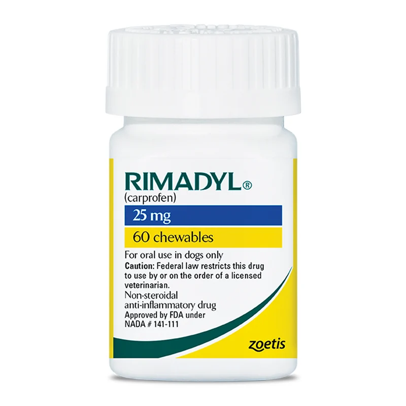 Rimadyl 25, 75 y 100 mg – 60 Tabletas Masticables para Perros | Zoetis