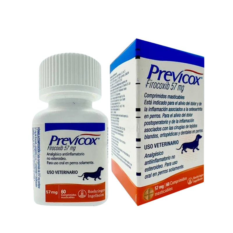 Previcox 57 y 227 mg – 60 Comprimidos Masticables para Perros | Boehringer Ingelheim