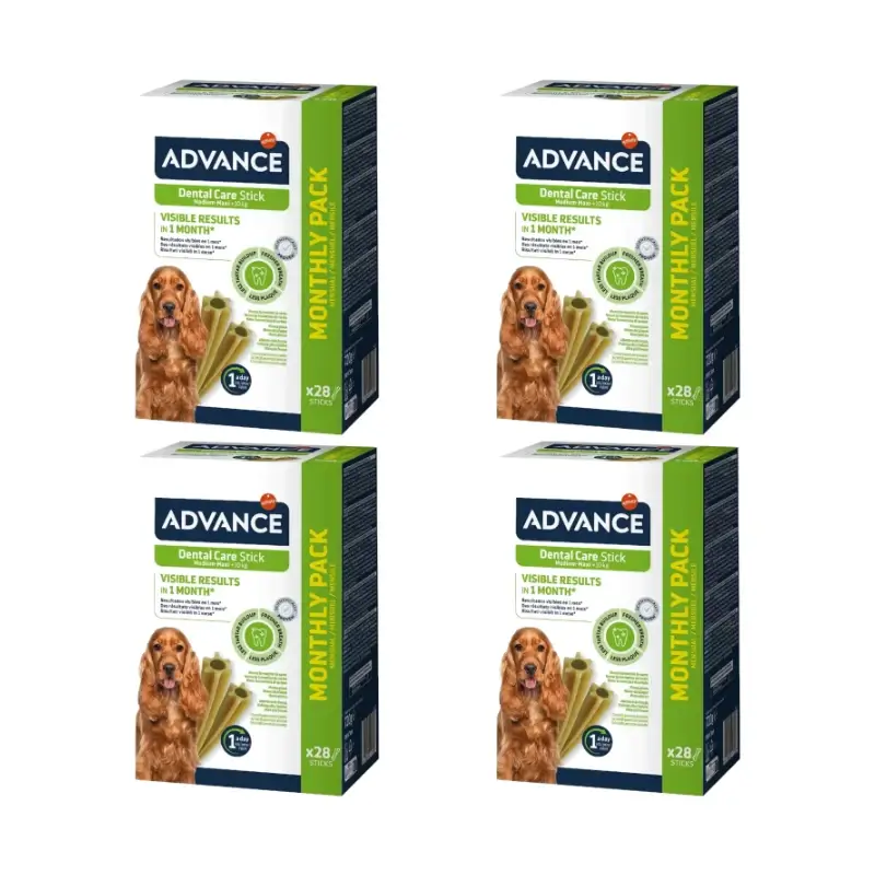 Advance Dental Care Stick, 180 g, embalagem de 4