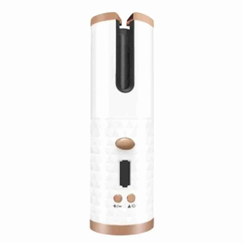 Cepillo de Pelo Rizador Automatico Recargable por USB Almalux® Blanco QM600