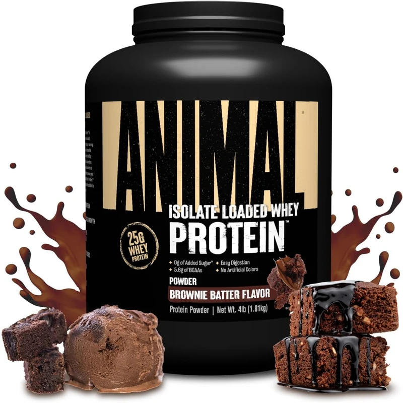 Protein Powder - Loaded for Pre & Post Workout Muscle Builder and Recovery with Digestive Enzymes for Men & Women