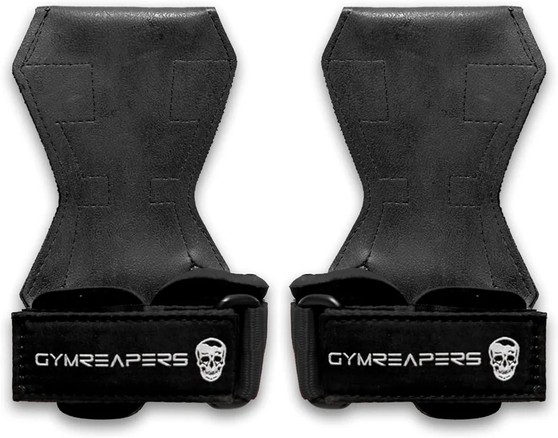 Weight Lifting Grips (Pair) for Heavy PowerliftingPadded Wrist Wraps Support