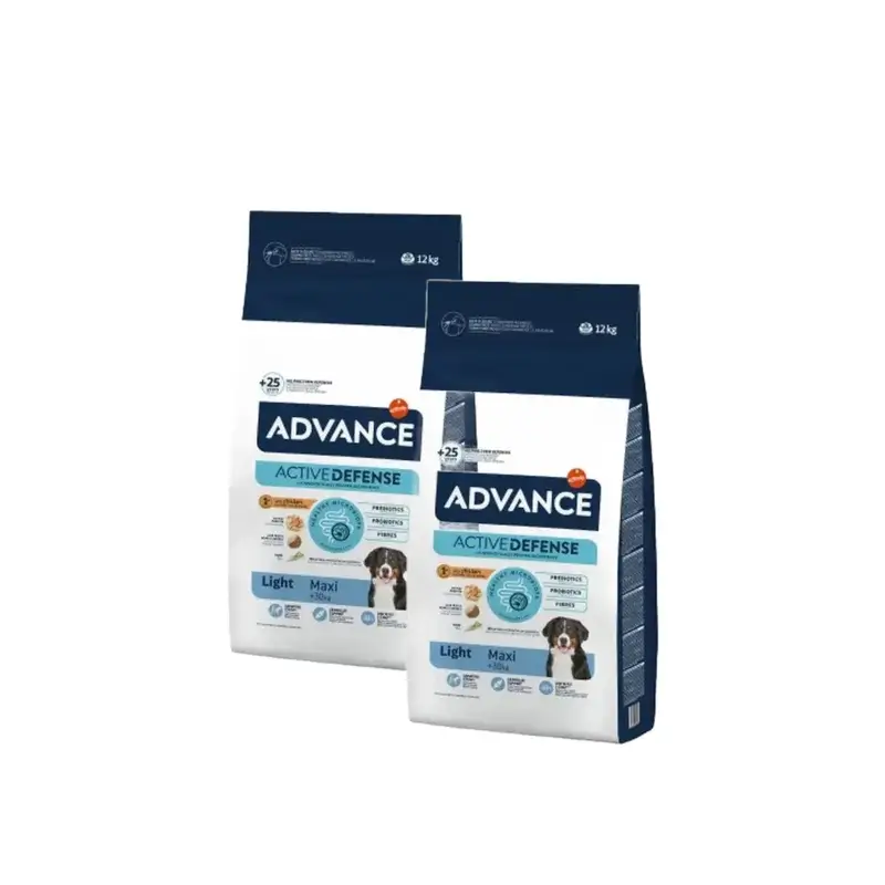 Advance Adult Maxi Light Frango e Arroz, 12 kg