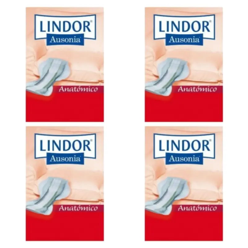 Fraldas Lindor Anatómicas para o Dia, Embalagem de 4 x 80 unidades