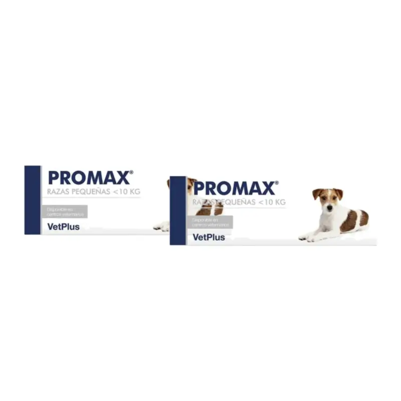 Promax Pack 2 x 9 ml, suplemento antidiarreico para cães de raças pequenas