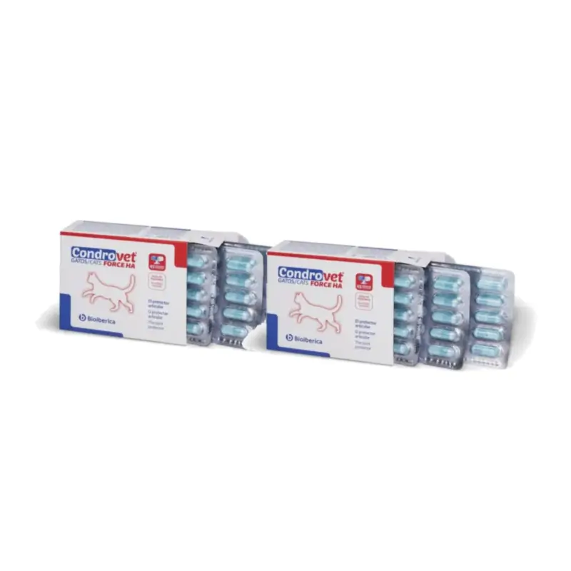 Condrovet Force Ha para Gatos - Embalagem de 2 x 45 comprimidos