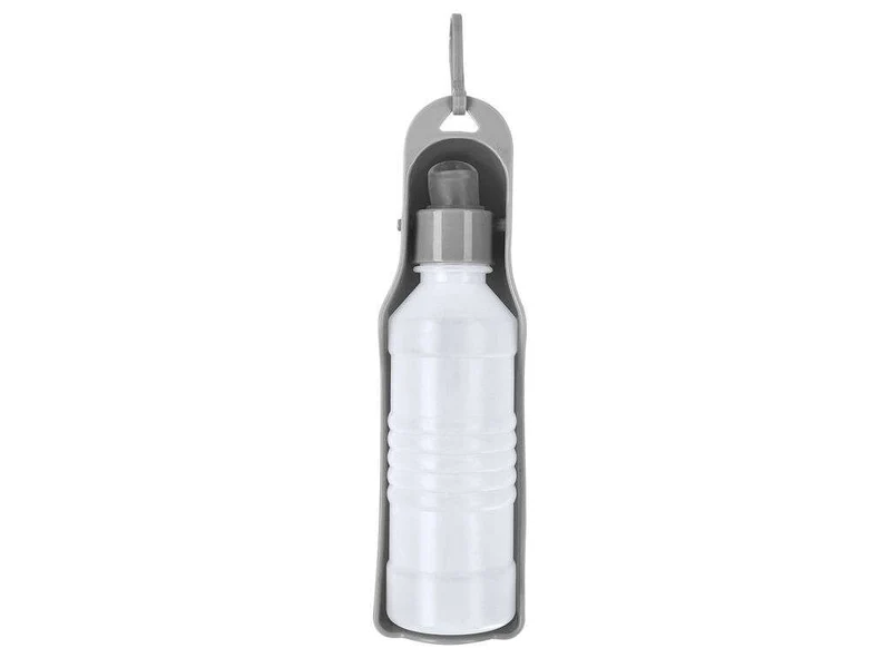 Bidón y bebedero para mascotas 250 ml con gancho ajustable