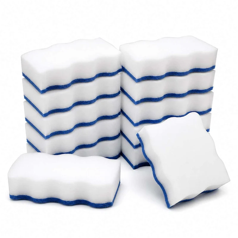 Esponja Mágica Almalux® Pack 12 Unidades de Melamina 12 x 6 x 3 cm para Limpieza Multiusos