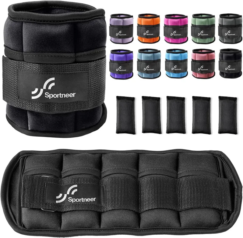 Sportneer Adjustable Ankle Weights 1 Pair