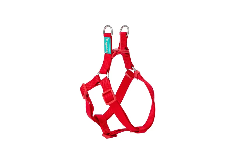 Freedog Arnés Nylon Basic Tipo A Rojo, 8 mm 15/30 cm
