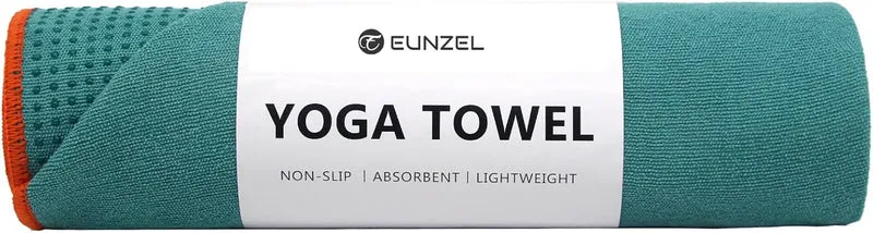 Yoga Towel - Microfiber Non Slip Yoga Mat Towel with Grip Dot Sweat Absorbent