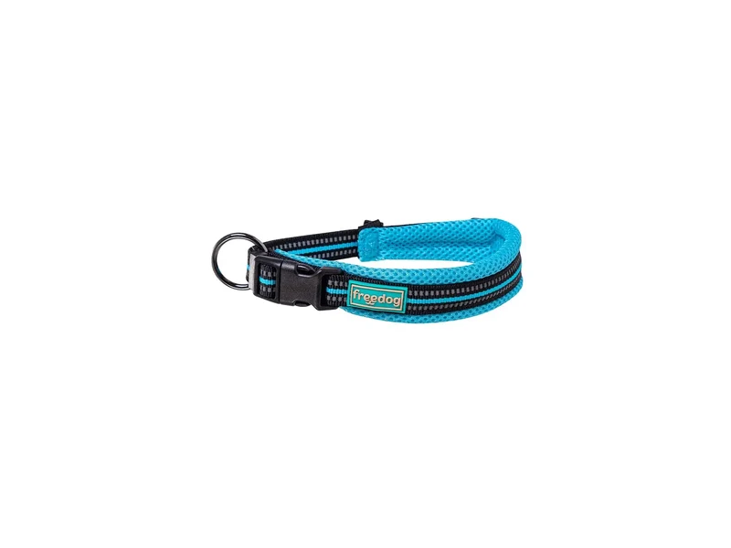 Coleira Freedog Soft Sport Turquesa, 20 mm, 35/60 cm