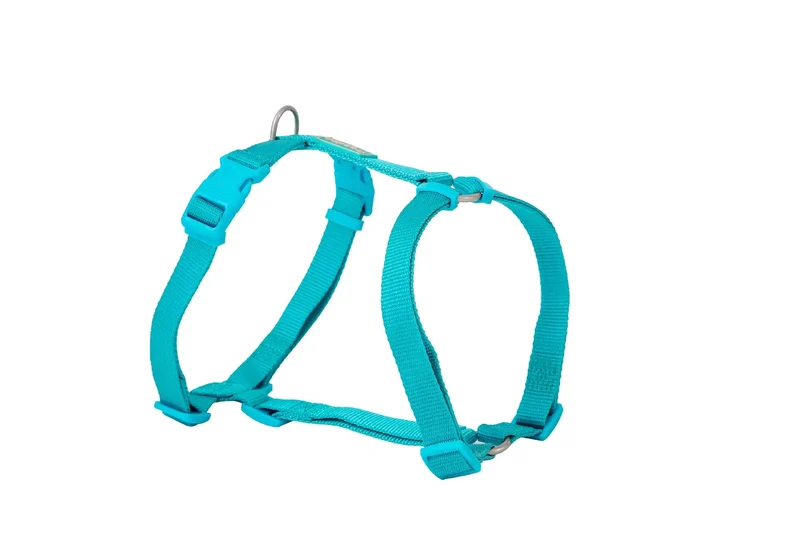 Arnês Freedog Basic em Nylon Turquesa, 20 mm, 51/70 cm