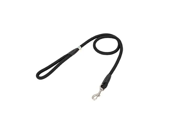 Freedog Correa Nylon Round Negro, 10 mm 120 cm