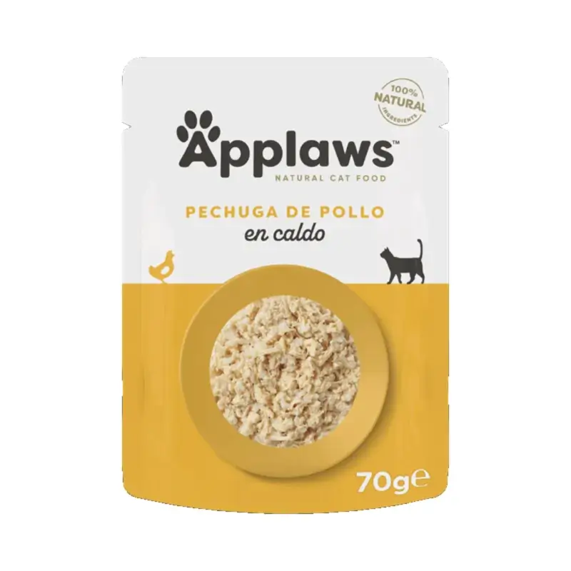 Applaws Cat – Peito de Frango em Caldo, 12x70 g