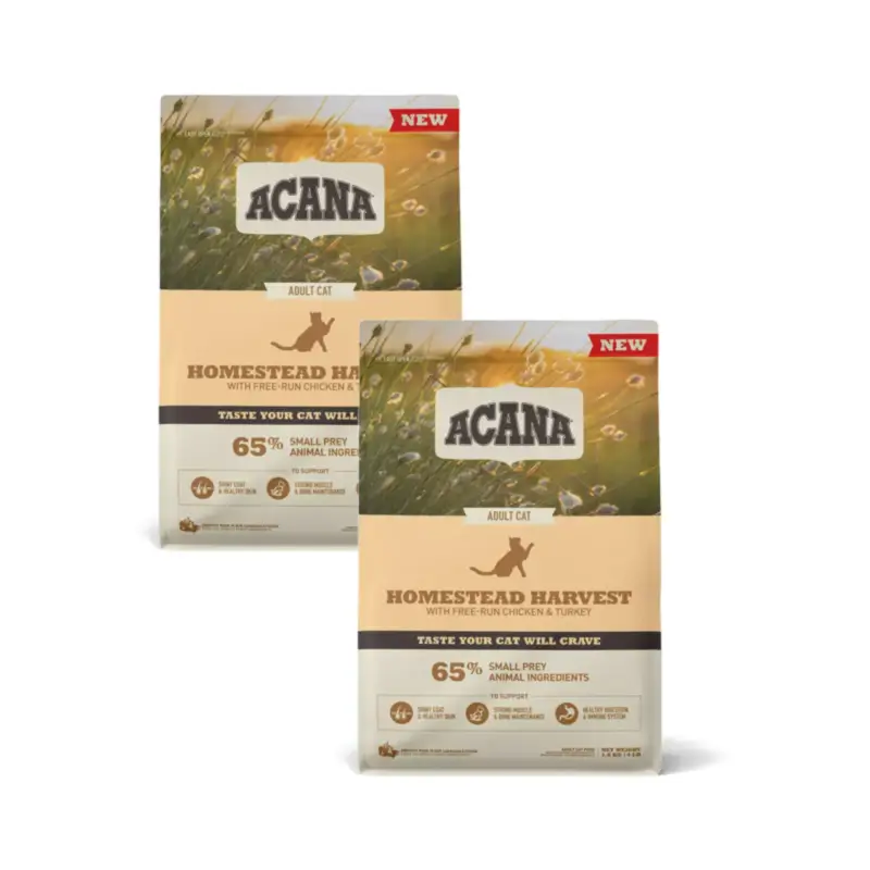 Acana Feline Adult Homestead Pack 2 x 1,8Kg pienso para gatos