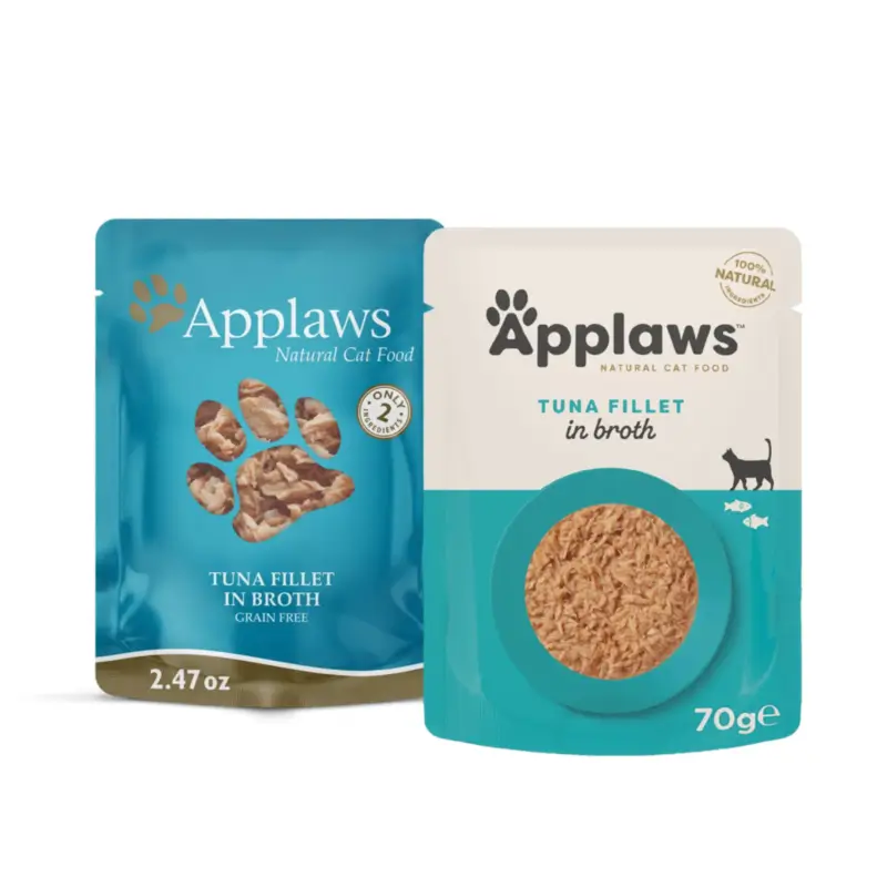 Applaws Cat: Filete de Atum em Caldo, 12 x 70 g