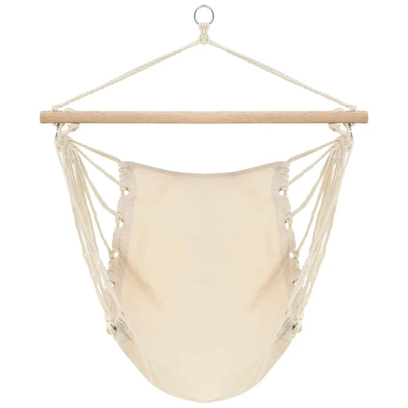 Columpio/hamaca Grande De Tela Blanco Crema