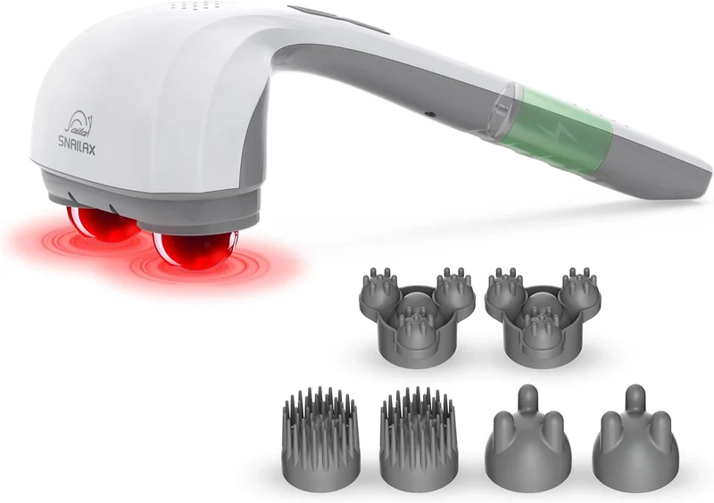 Cordless Handheld Back Massager with Heat