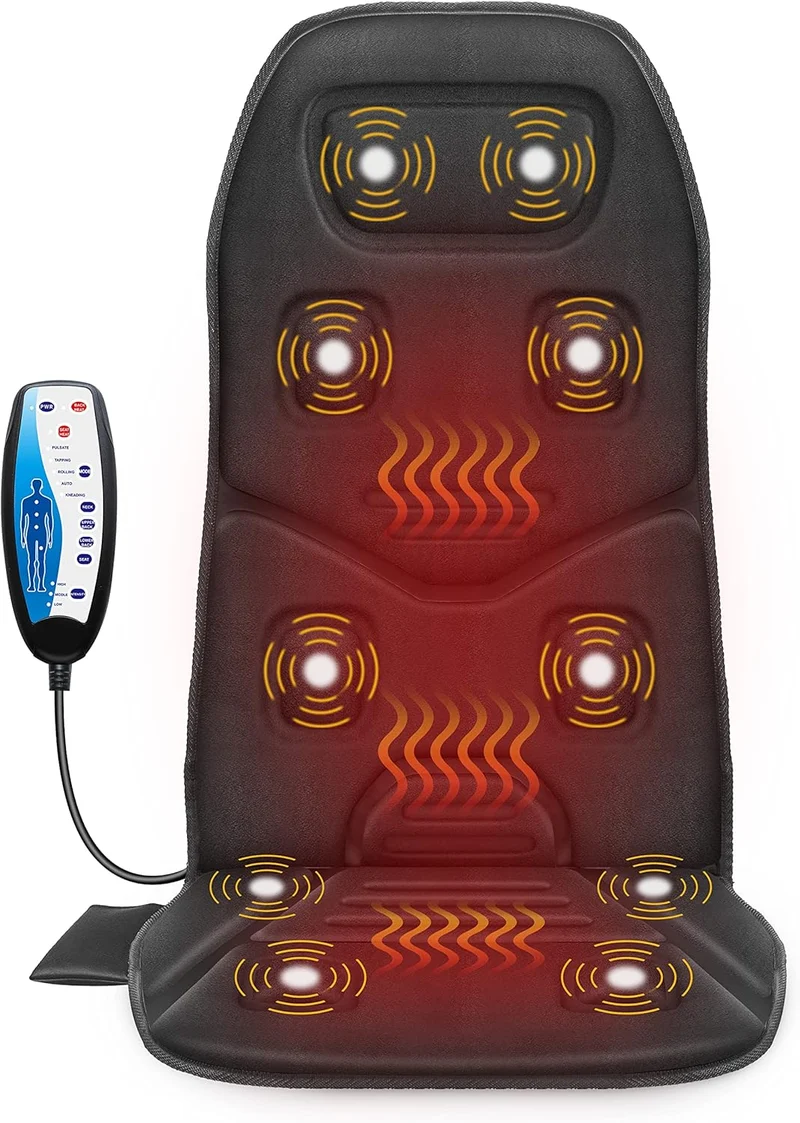 Massage Seat Cushion with Heat,10 Vibration Motors