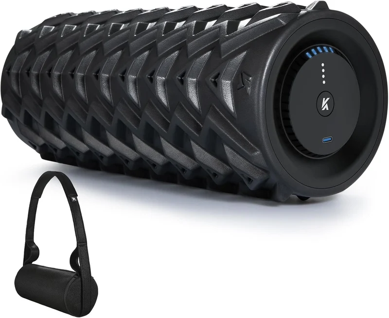 5-Speed Vibrating Foam Roller for Back Pain Relief, Muscle Recovery