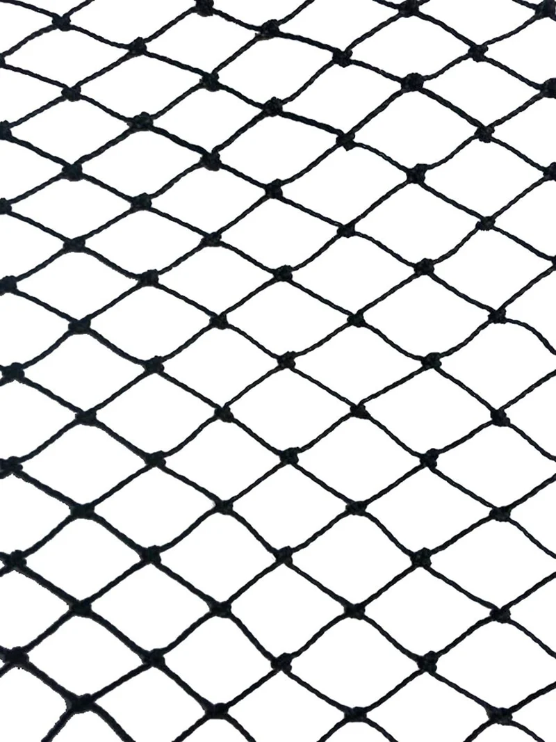 Heavy Duty Netting for Bird Poultry Aviary 25 X 50 Net Black Mesh Protect Fruit