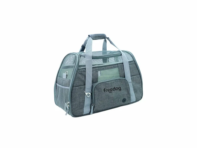 Freedog Transportín Crossworld Gris, 51x23x35 cm